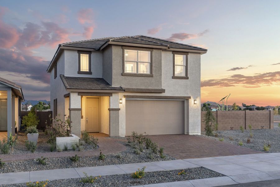 Representative exterior photo of a completed home built from the Toffee by Mattamy Homes in Baker Farms, Phoenix, AZ (Image 22).