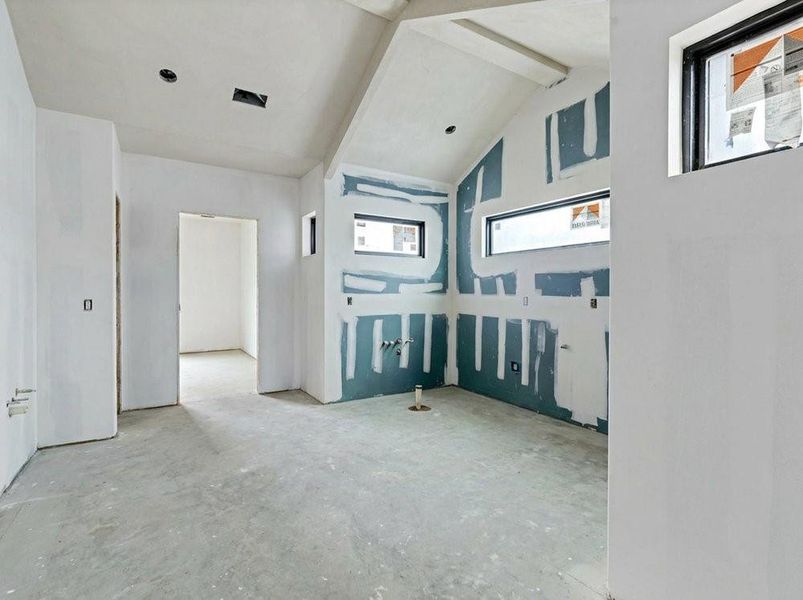 In-progress construction of a new home in , Krum, TX (Image 22).