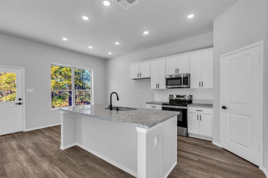 Furnished interior view inside a new home in , Cleveland (Image 10).