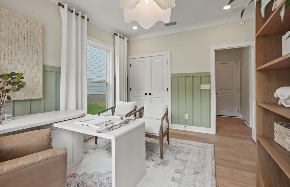 Furnished interior view inside a new home in Forest Creek, Waxhaw (Image 40).