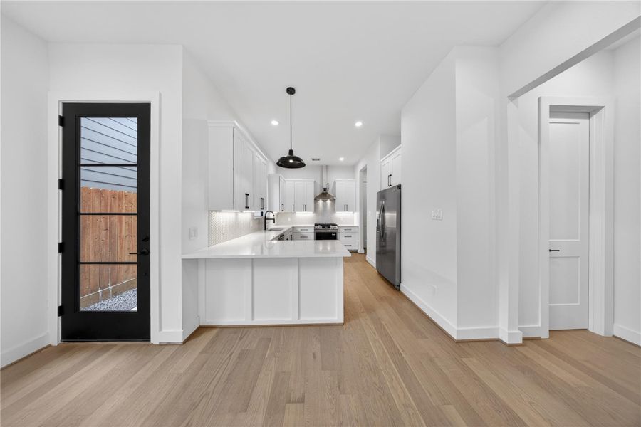 Furnished interior view inside a new home in , Houston (Image 16).