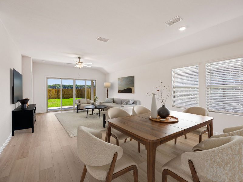 Furnished interior view inside a new home in Stella Hills, Denton (Image 5).