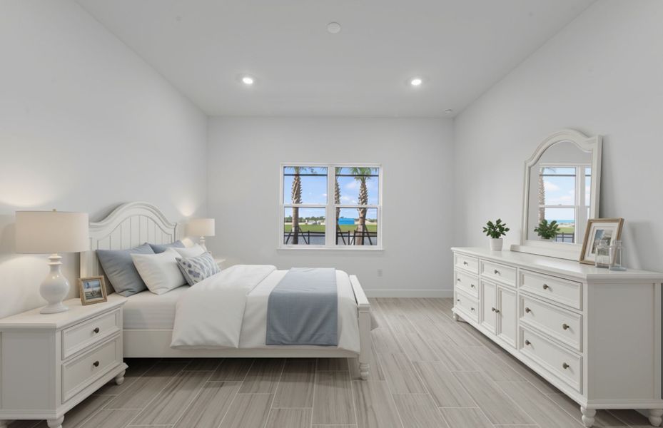 Furnished interior view inside a new home in BeachWalk by Manasota Key, Englewood (Image 9).