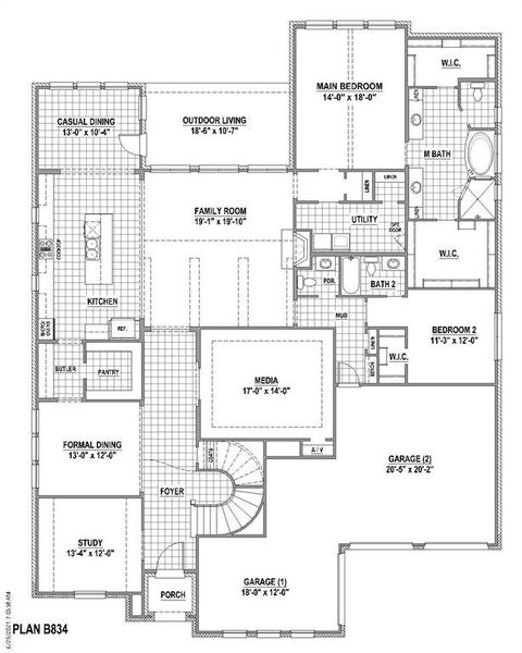 1st Level Floor plan