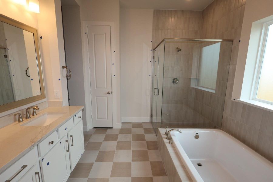 Furnished interior view inside a new home in Brookewater - Ascent Collection, Rosenberg (Image 4).
