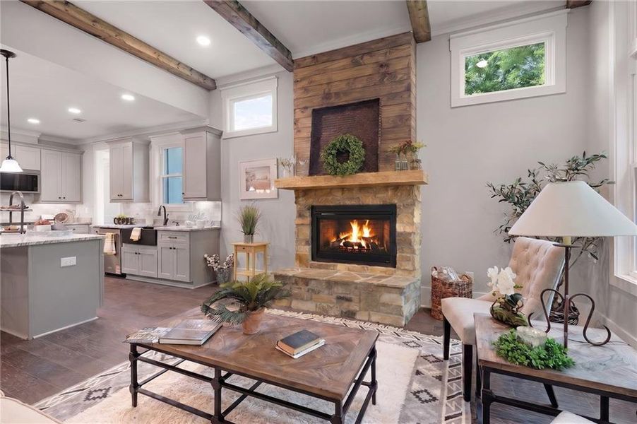 Furnished interior view inside a new home in , Jasper (Image 31).