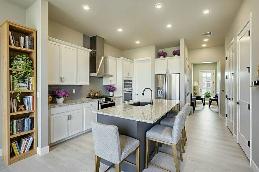 Furnished interior view inside a new home in Country Club Reserve – Fort Collins, Fort Collins (Image 12).