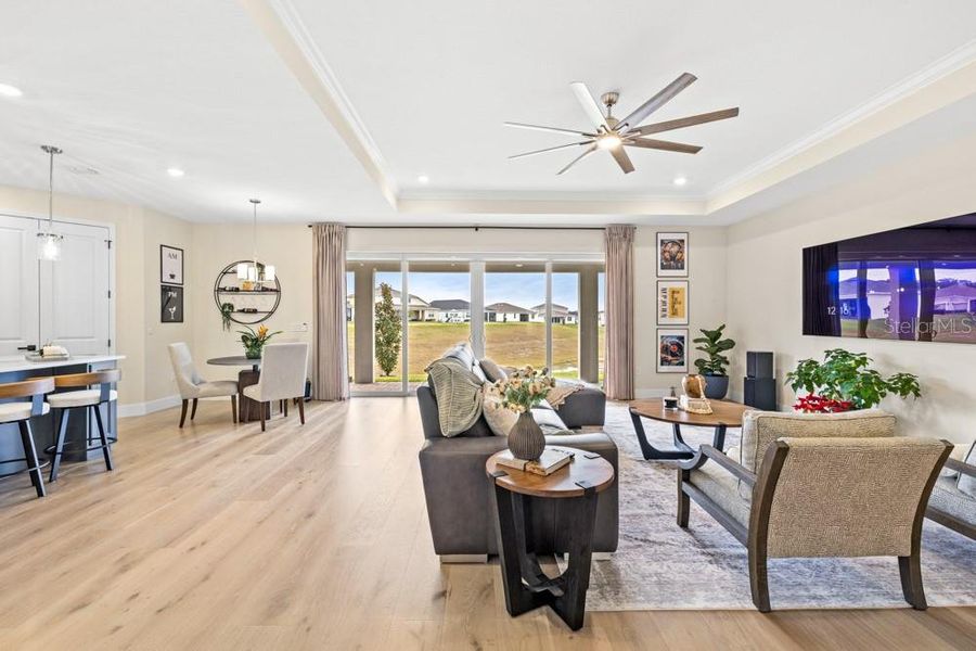 Furnished interior view inside a new home in Foothills Preserve, Mount Dora (Image 33).