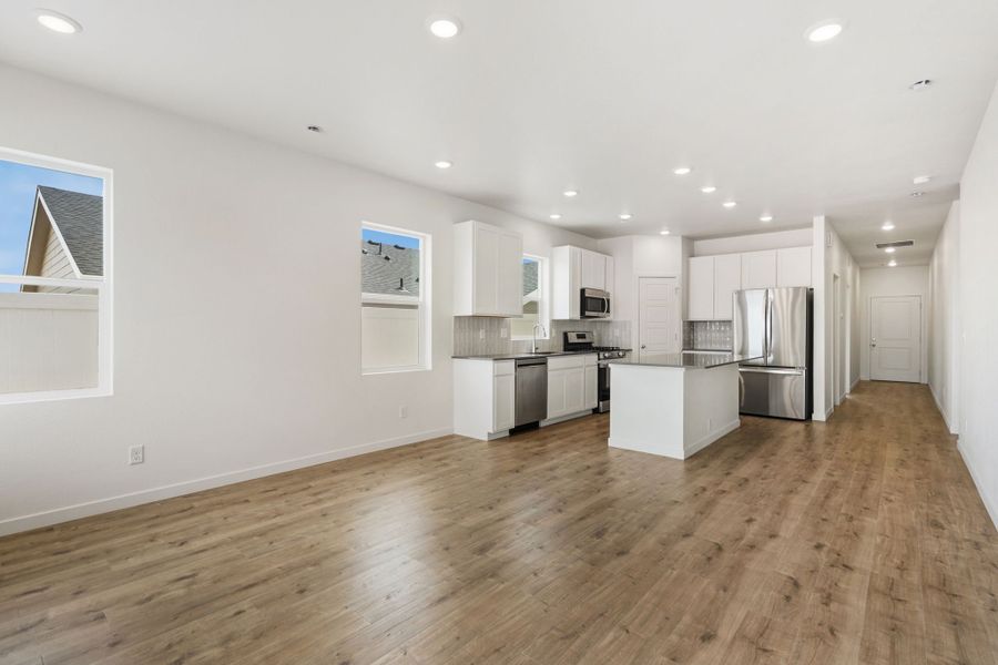 Furnished interior view inside a new home in Union Colony West, Greeley (Image 9).
