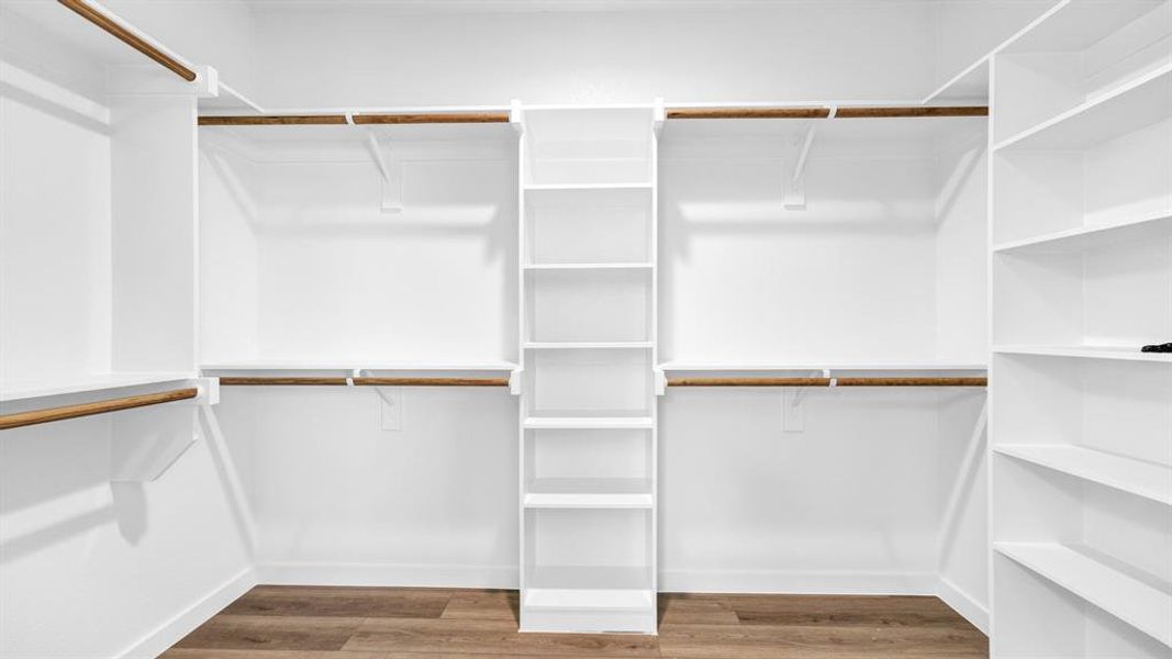 Master closet, big enough to share! ;)