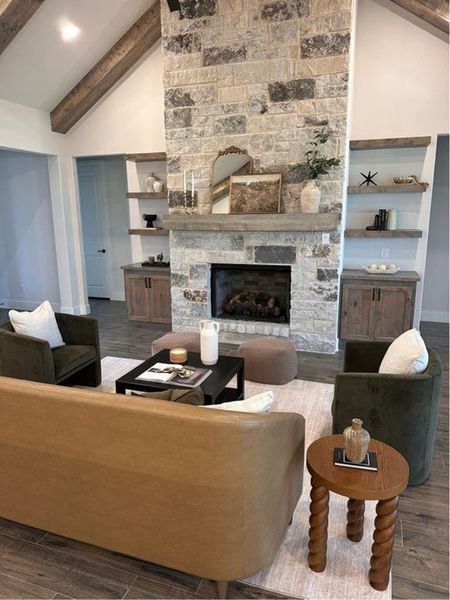 Furnished interior view inside a new home in , Weatherford (Image 15).