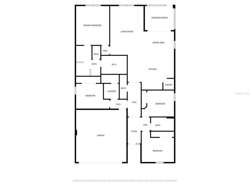 2D floor plan layout of this home in Lakewood Park, Deland, FL (Image 6). 2D floor plan layout of this home in Lakewood Park, Deland, FL (Image 6).