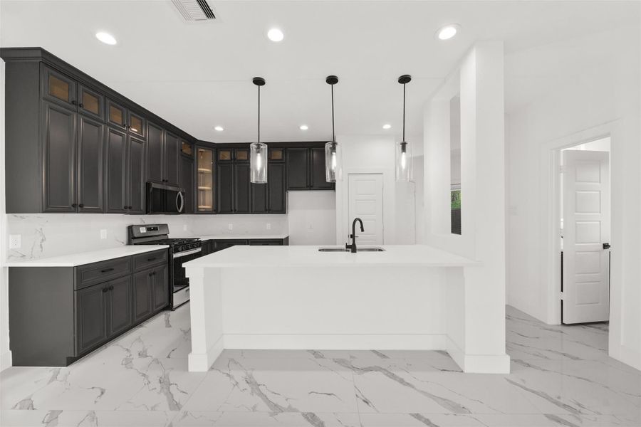 Furnished interior view inside a new home in , Houston (Image 9).