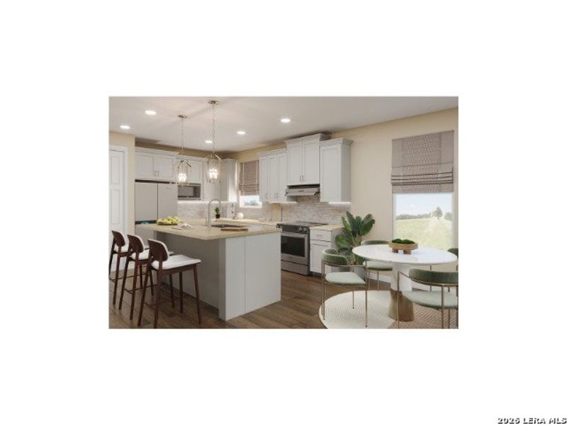 Furnished interior view inside a new home in Westridge, San Antonio (Image 4).