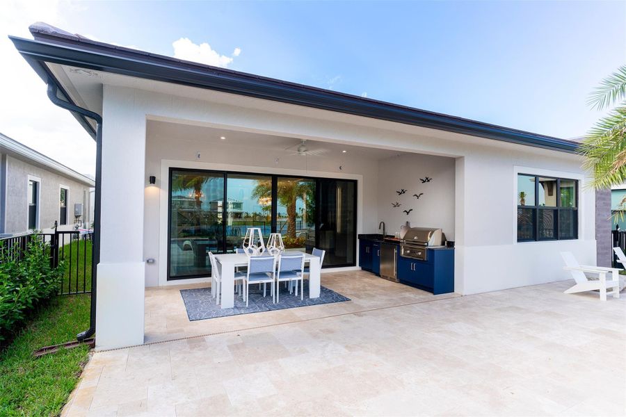 Exterior details and patio area of a home in , Palm Beach Gardens (Image 28).