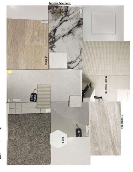 Interior design selections Interior design selections