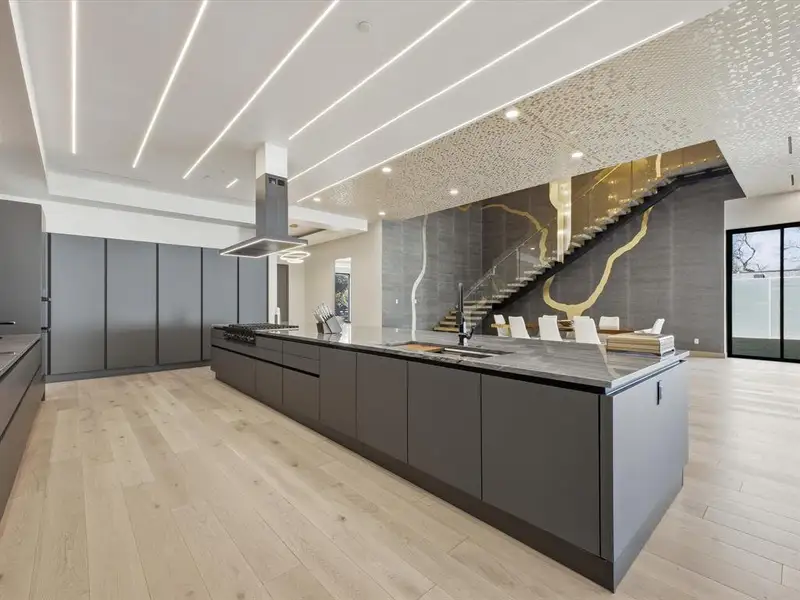 Furnished interior view inside a new home in , Dallas (Image 3).