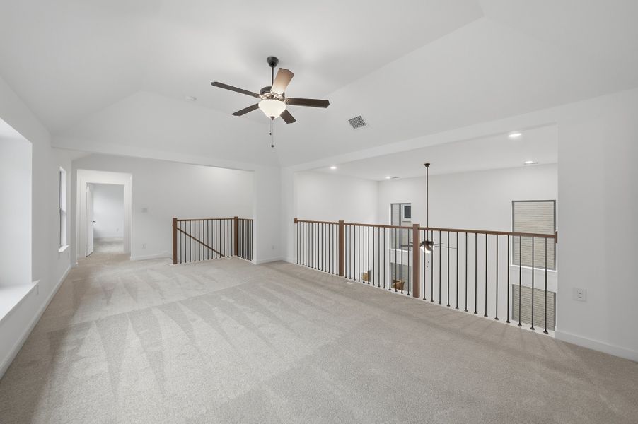 Spacious, unfurnished interior of a new home in Light Farms Brenham - 40' Lots, Celina (Image 28). Spacious, unfurnished interior of a new home in Light Farms Brenham - 40' Lots, Celina (Image 28).