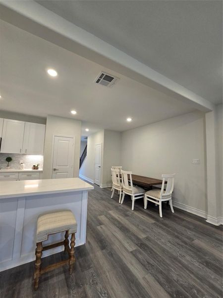 view towards the dining area