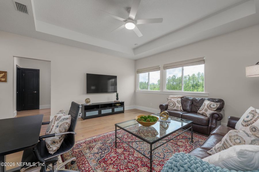 Furnished interior view inside a new home in Palm Crest at Seabrook, Ponte Vedra (Image 50). Furnished interior view inside a new home in Palm Crest at Seabrook, Ponte Vedra (Image 50).