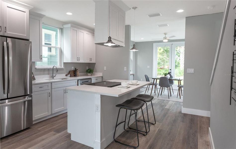 Furnished interior view inside a new home in , Tampa (Image 23). Furnished interior view inside a new home in , Tampa (Image 23).