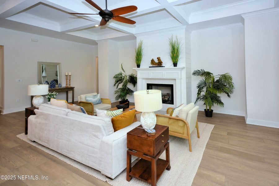 Furnished interior view inside a new home in , Fernandina Beach (Image 34).