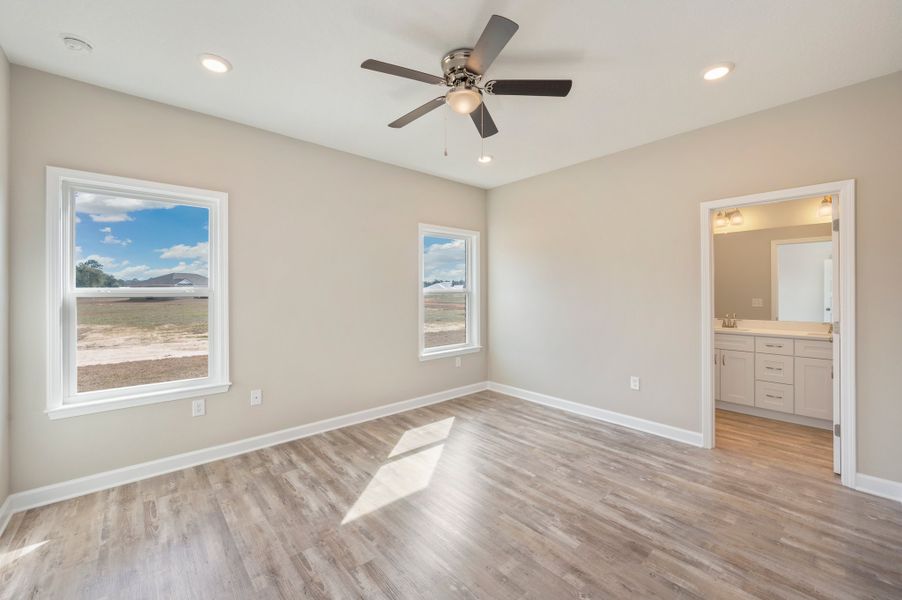 Representative unfurnished interior of a home built from the Adeline by CJL Homes in Oak Hollow, Crestview (Image 14).