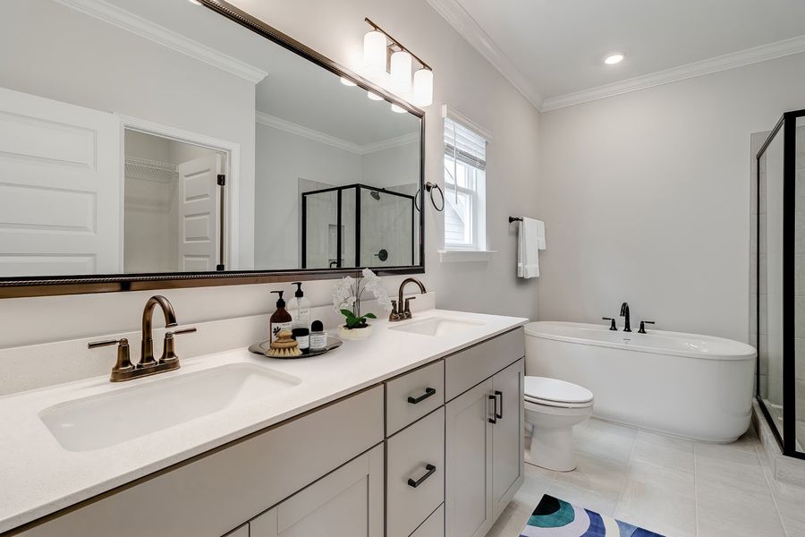 Representative furnished interior of a home built from the Nottely - Vanguard Collection by Mungo Homes in Windsor Forest, Anderson (Image 7).