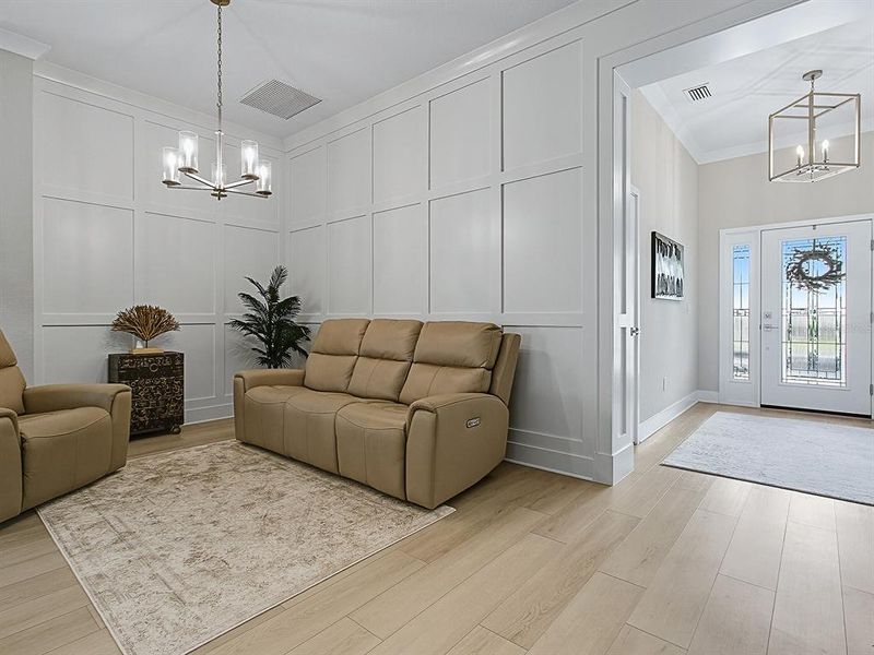 Furnished interior view inside a new home in , The Villages (Image 31). Furnished interior view inside a new home in , The Villages (Image 31).