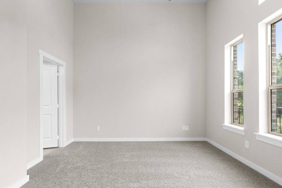 Spacious, unfurnished interior of a new home in Cottonwood Creek, Rowlett (Image 34). Spacious, unfurnished interior of a new home in Cottonwood Creek, Rowlett (Image 34).