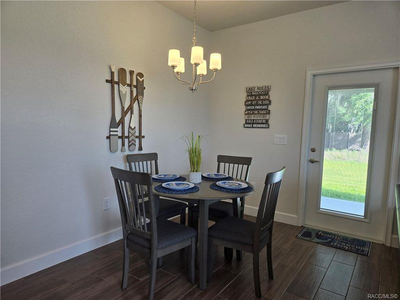 Furnished interior view inside a new home in Wyld Palms, Inverness (Image 8).