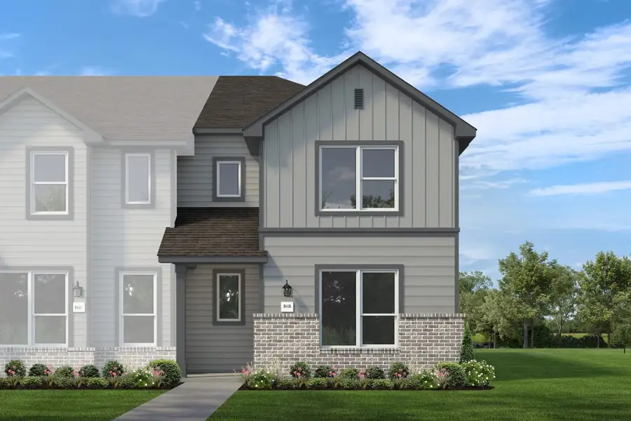 Seven Oaks Townhomes - 6A - Elevation C Bowie - Right End Unit Seven Oaks Townhomes - 6A - Elevation C Bowie - Right End Unit