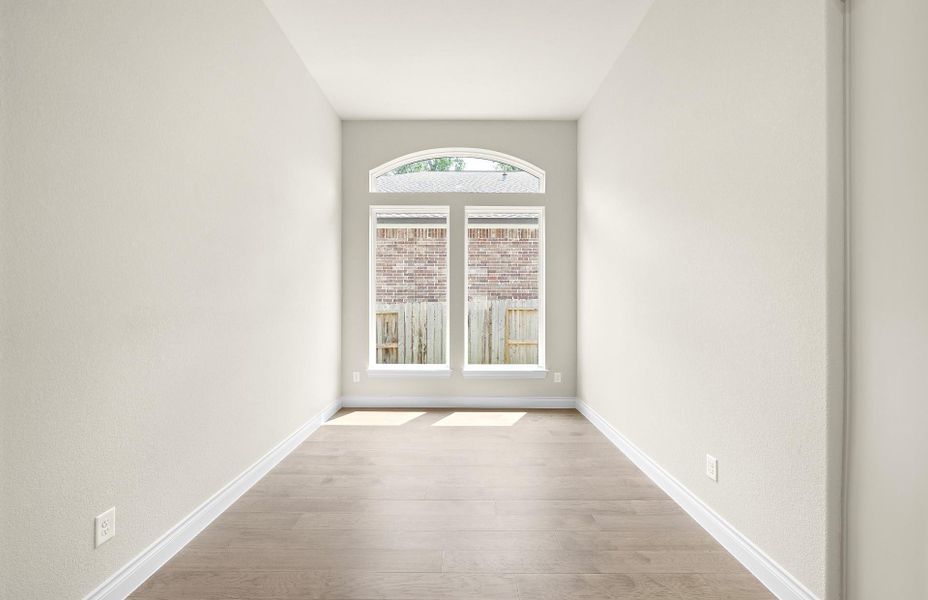 Spacious, unfurnished interior of a new home in The Woodlands Hills 65′, Willis (Image 40).