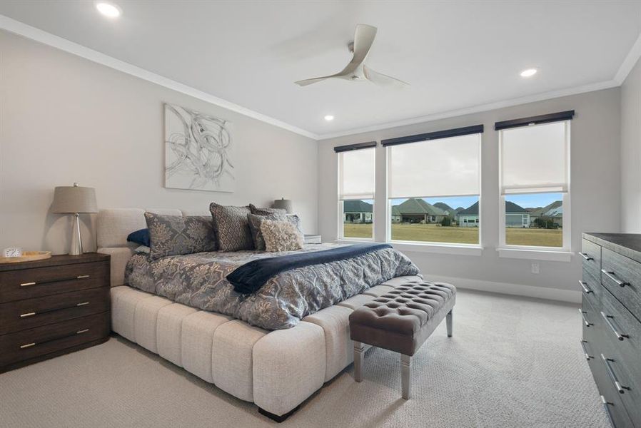 Furnished interior view inside a new home in , Denton (Image 7).