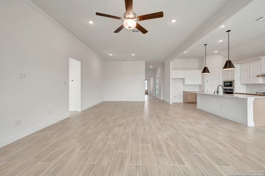 Spacious, unfurnished interior of a new home in Preserve at Annabelle Ranch, San Antonio (Image 17). Spacious, unfurnished interior of a new home in Preserve at Annabelle Ranch, San Antonio (Image 17).