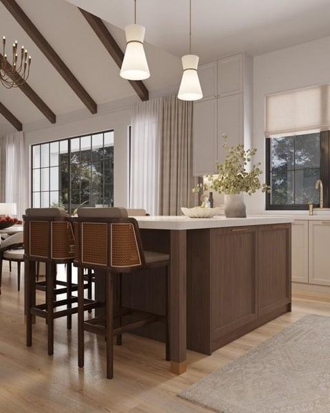 Furnished interior view inside a new home in , Atlanta (Image 5).