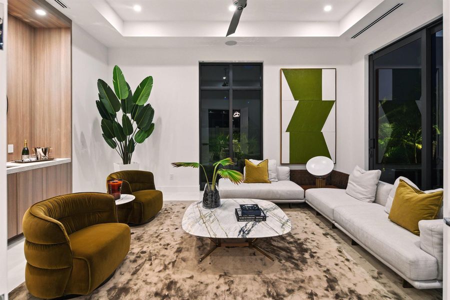 Furnished interior view inside a new home in , Boca Raton (Image 39).