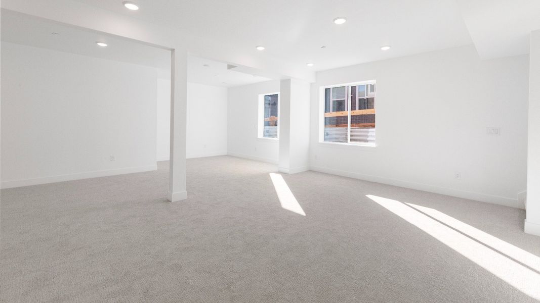 Furnished interior view inside a new home in Dillon Pointe - Journey, Broomfield (Image 29).