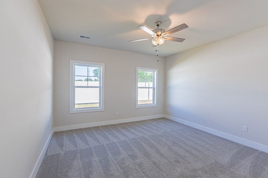 Representative unfurnished interior of a home built from the Barnard II by Great Southern Homes in Shady Grove, Conway (Image 38).