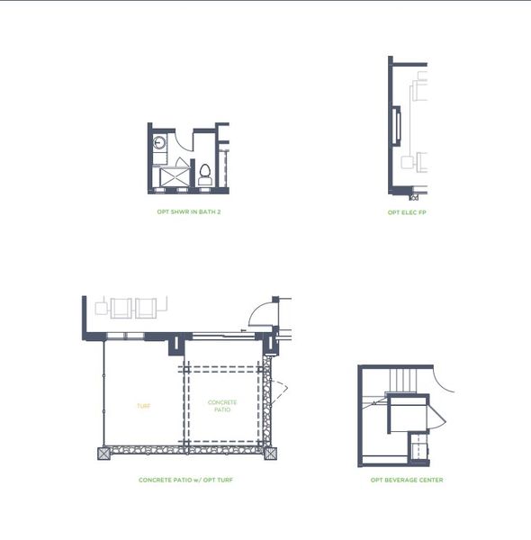 2D floor plan layout for the Turnberry 3 by Grenadier Homes in The Tribute, The Colony, TX (Image 3). 2D floor plan layout for the Turnberry 3 by Grenadier Homes in The Tribute, The Colony, TX (Image 3).