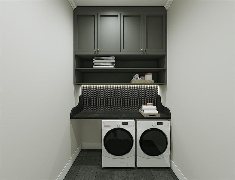 Furnished interior view inside a new home in , Dallas (Image 7).