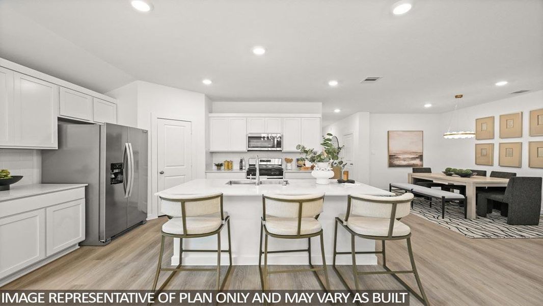 Furnished interior view inside a new home in Chapel Lakes, Montgomery (Image 7).