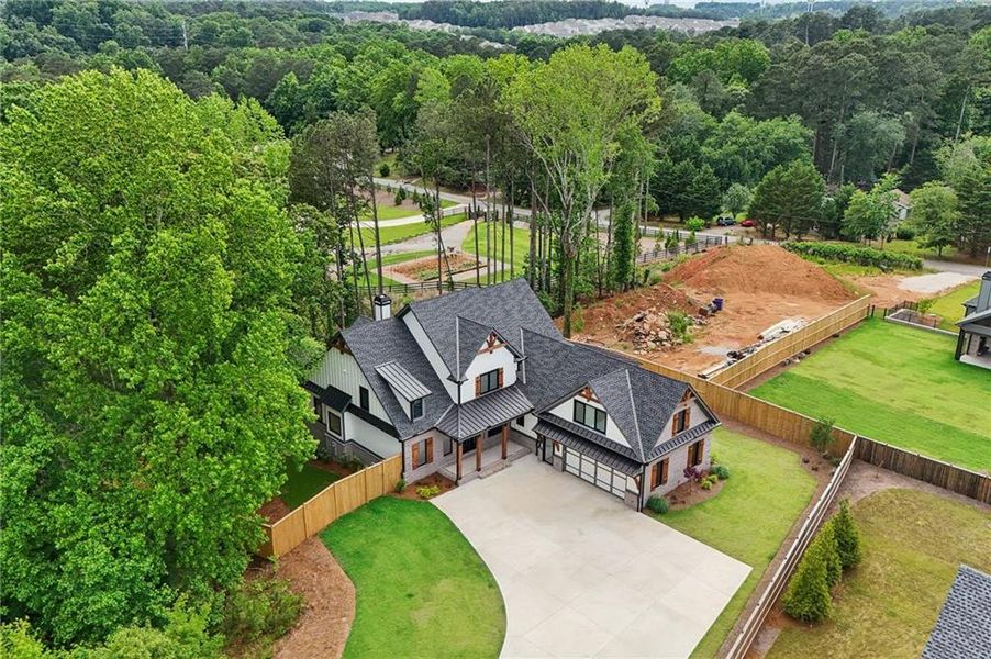 Front exterior of a new home in , Cumming, GA, highlighting curb appeal (Image 40). Front exterior of a new home in , Cumming, GA, highlighting curb appeal (Image 40).