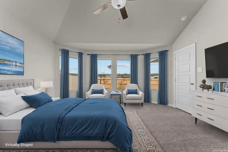 Furnished interior view inside a new home in Agave, San Antonio (Image 9).