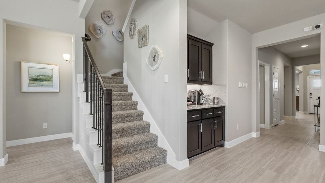 Furnished interior view inside a new home in Treeline, Justin (Image 35).