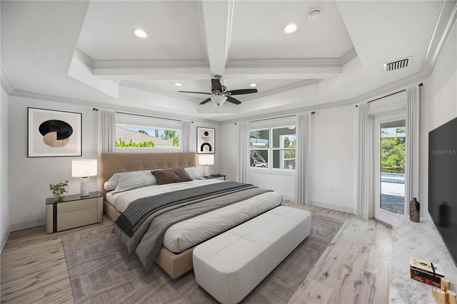 Furnished interior view inside a new home in , Port Charlotte (Image 18).