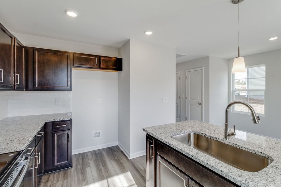 Furnished interior view inside a new home in Astoria, Columbia (Image 9).
