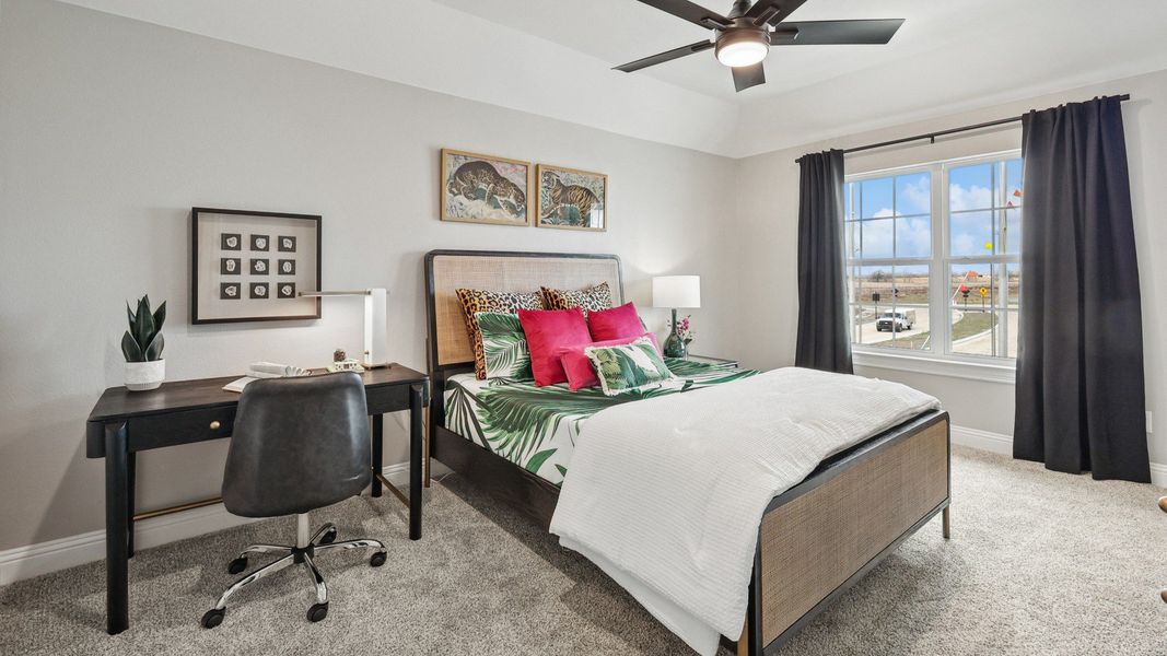 Representative furnished interior of a home built from the Cornell by Brightland Homes in Green Meadows Premier, Celina (Image 22).