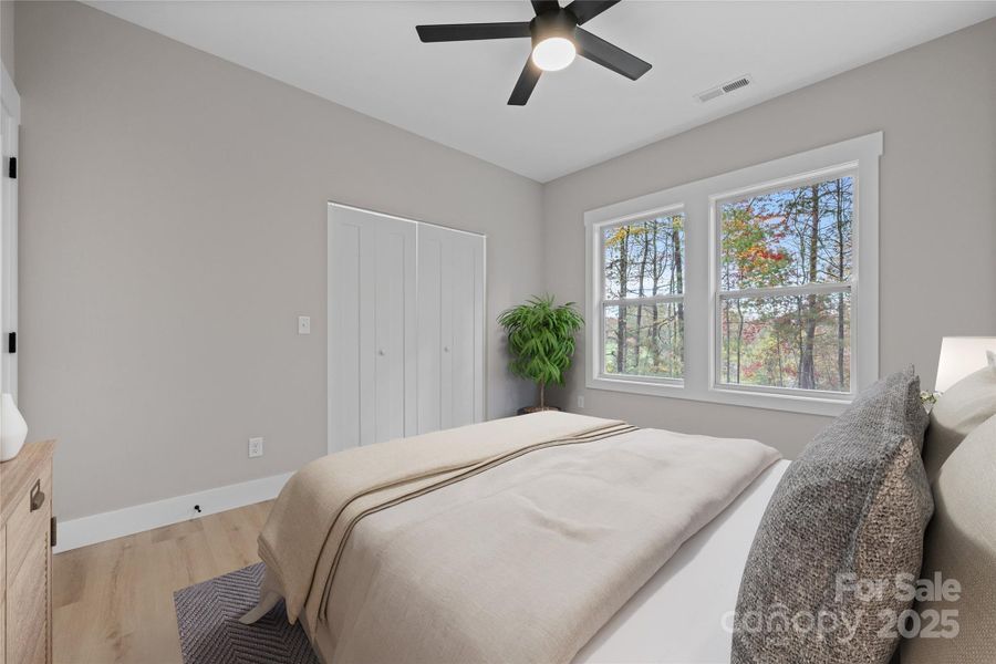 Furnished interior view inside a new home in , Asheville (Image 26).