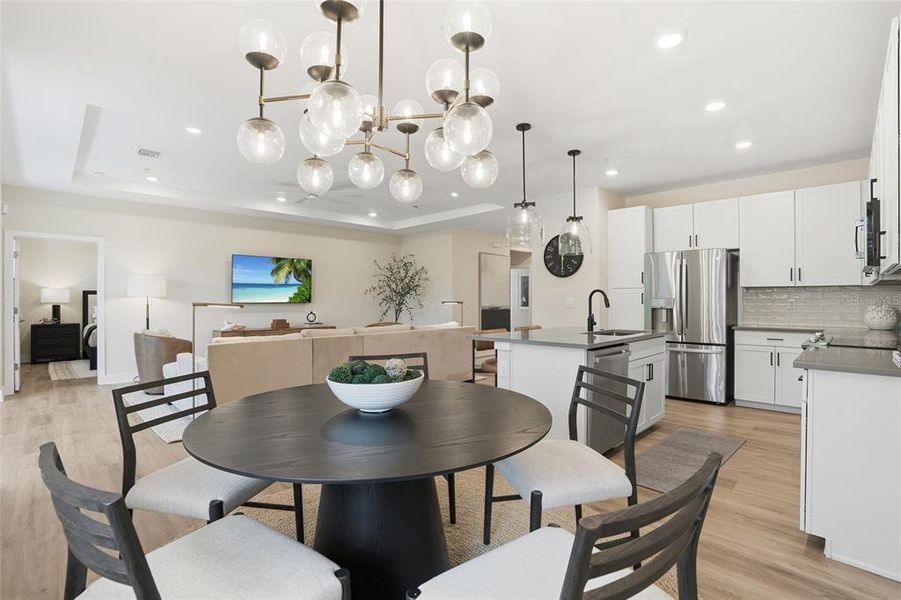 Furnished interior view inside a new home in , Bonita Springs (Image 8).